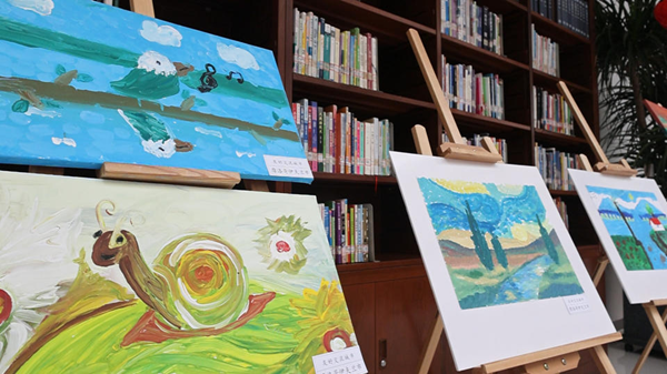 Dongying hosts Ifrane painting exchange event