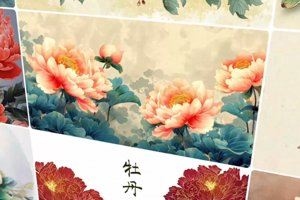 Unveiling art of gongbi peony painting in 6 steps